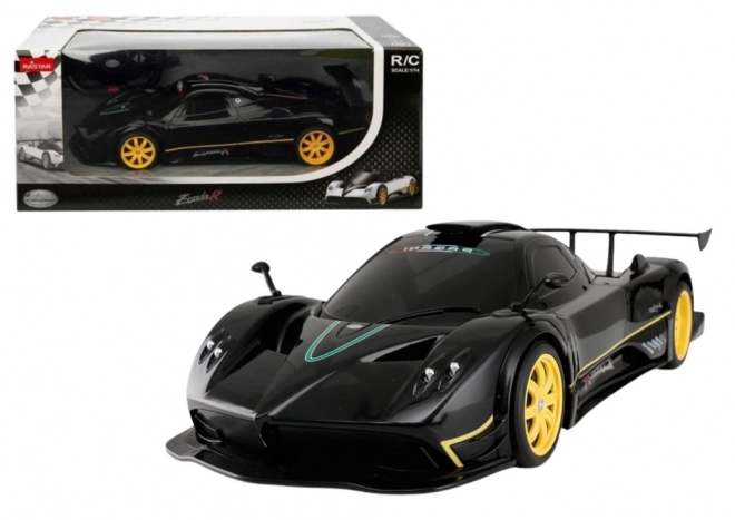 Diaľkovo ovládané športové auto Pagani Zonda čierne 1:14