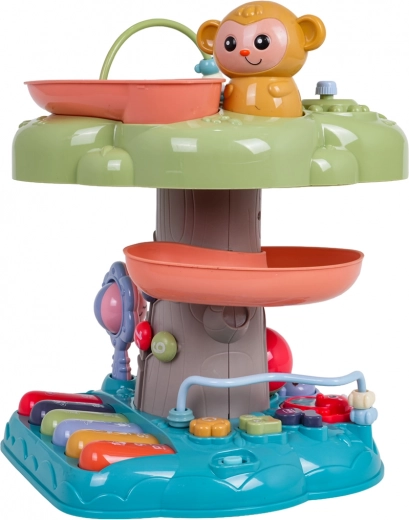 Špirálová šmykľavka pre loptičky