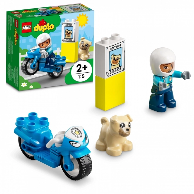 Policajná motorka LEGO DUPLO