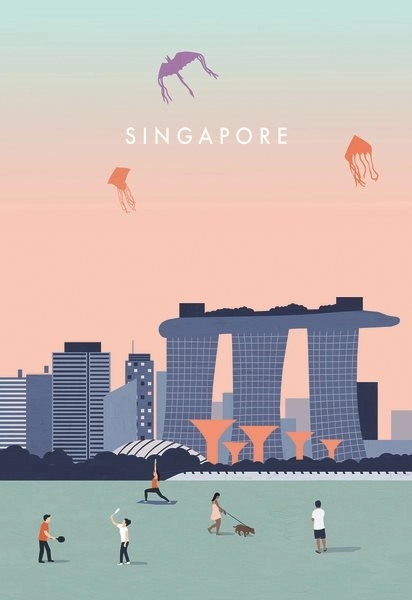 Puzzle Singapur 99 dielikov