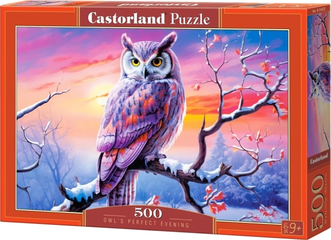 Sova dokonalý večer 500 dielikov puzzle