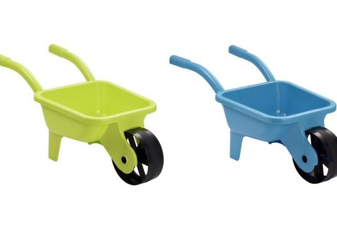 Plastové záhradné koleso, žlté / modré