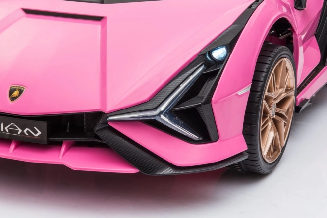 Lamborghini SIAN detské auto na batériu s ovládačom – Ružové