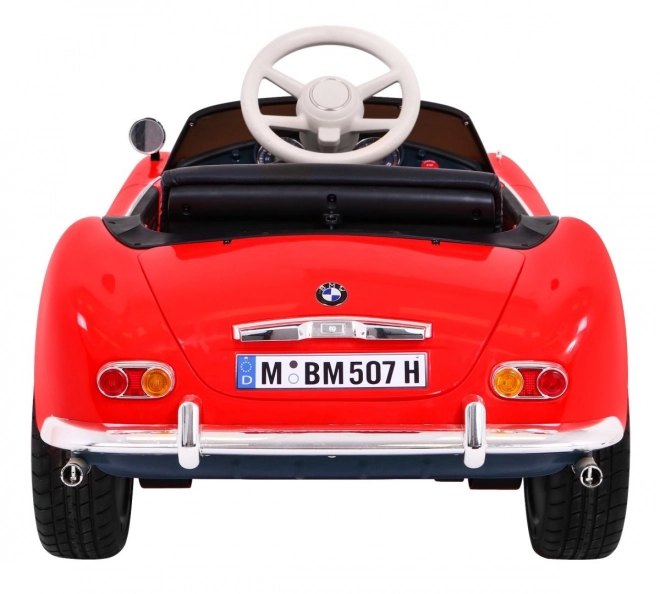 Detské elektrické auto BMW 507 Retro červené