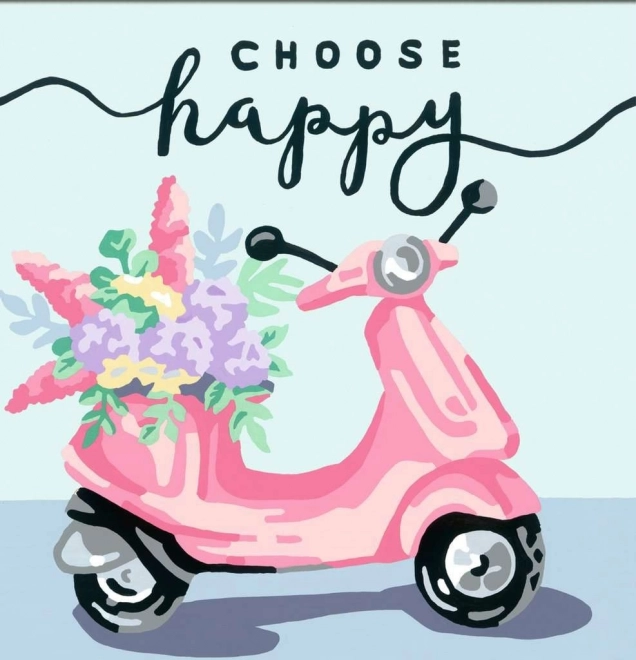 Maľovanka CreArt Choose Happy