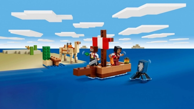 Lego Minecraft Rejs Pirátskou Loďou