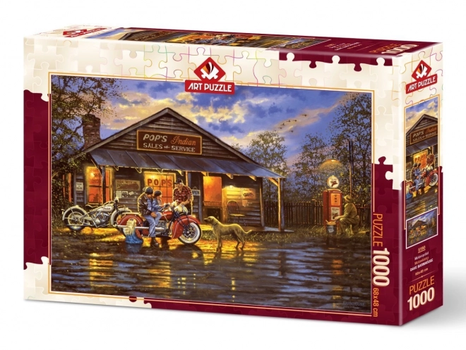 Motorkári Puzzle 1000 dielikov