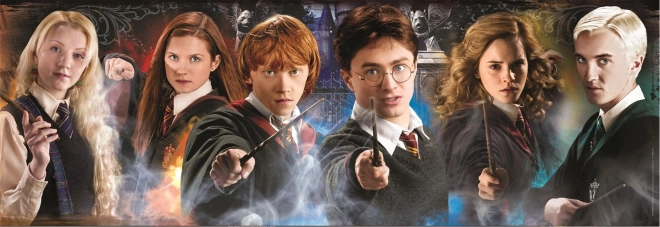 Panoramatické puzzle Harry Potter: Študenti