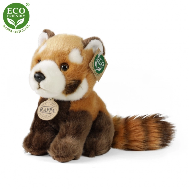 Plyšová panda červená 18 cm ECO-FRIENDLY