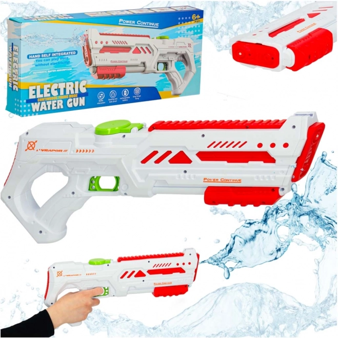 Elektrická vodná pištoľ pre deti – biela