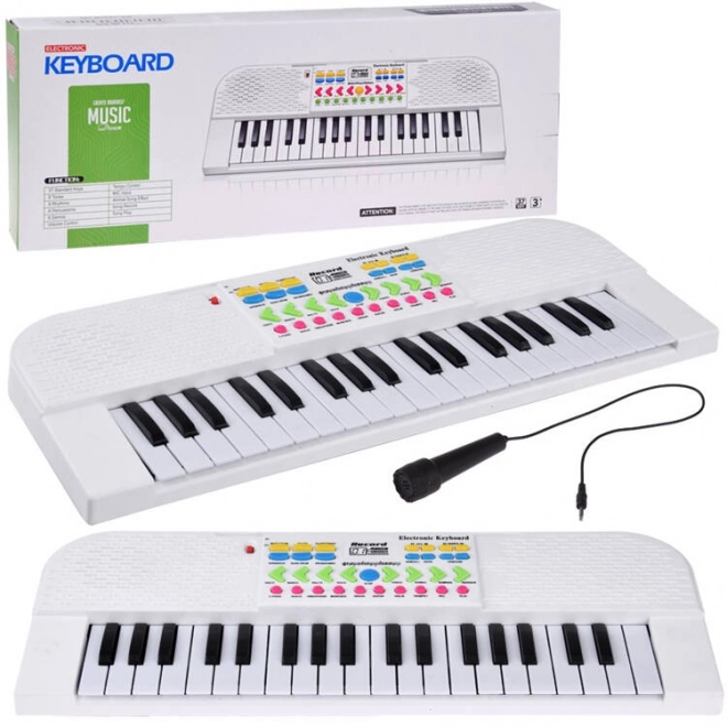 Detský mini keyboard s mikrofónom