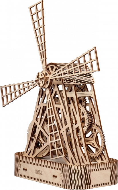 Drevené 3D puzzle Vetroň Mlýn