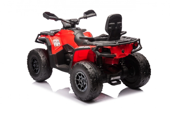Elektrická detská štvorkolka Can-Am Outlander červená