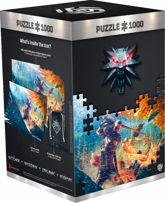 Puzzle Witcher - Grifí zápas 1000 dielikov