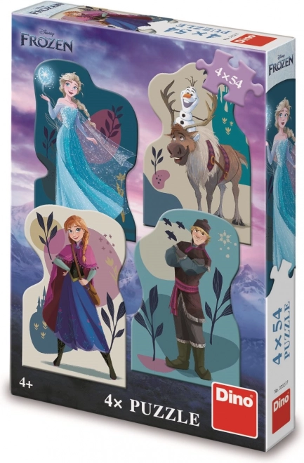 Frozen: Priateľstvo Puzzle 4x54