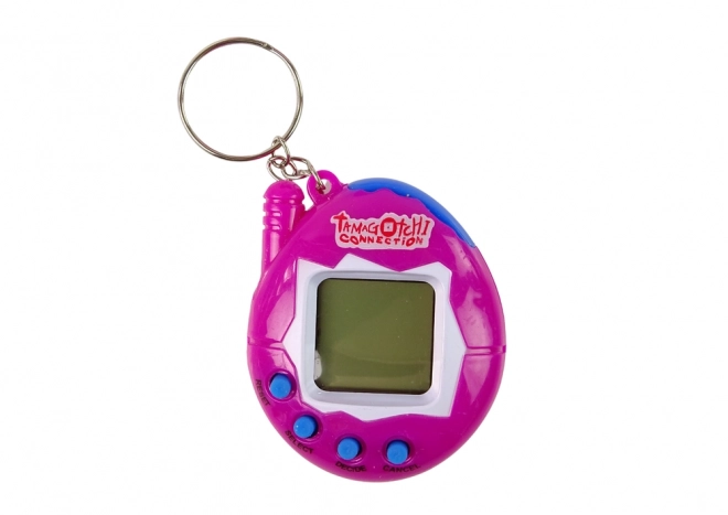 Tamagotchi v ružovom vajíčku elektronická hra so zvieratkom