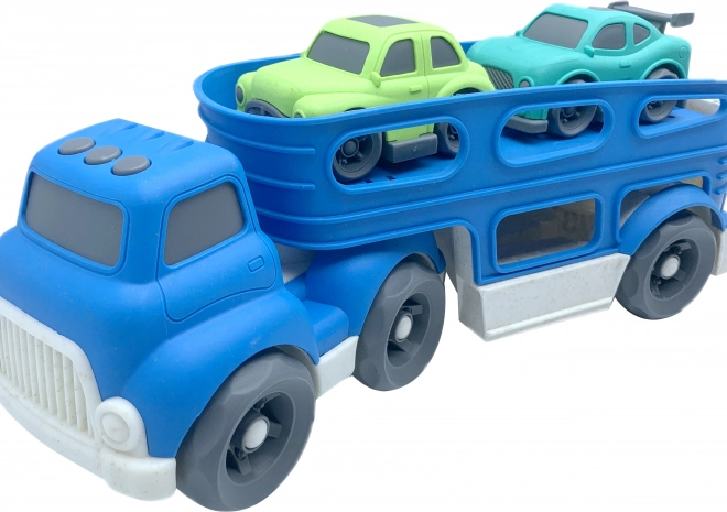 Auto ťahač na prevoz áut s dvoma autami