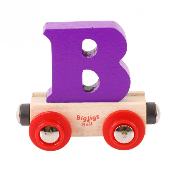 Bigjigs Rail Vagónik s písmenom B