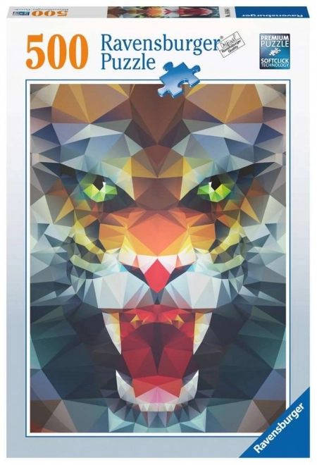 Ravensburger Puzzle Polygonový Tygr 500 Dielikov