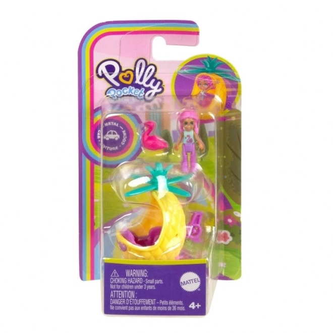 Figúrky Polly Pocket Pollyville helikoptéra ananás