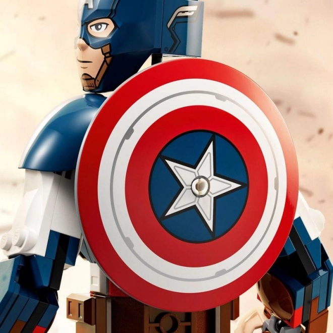 LEGO Marvel - Skladacia Figúrka: Captain America