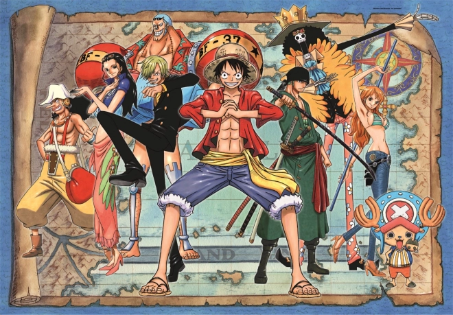 Puzzle CLEMENTONI Anime Kolekcia: One Piece 500 dielikov