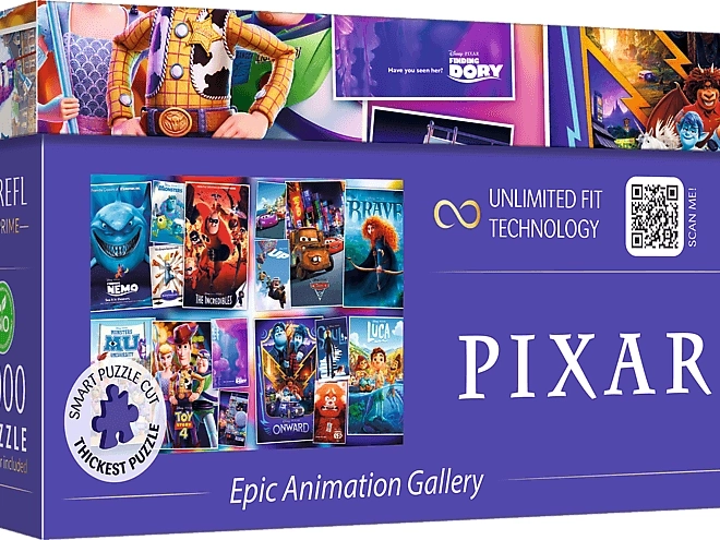TREFL Puzzle Epická galéria Disney Pixar 6000 dielikov