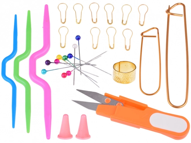 Sada na háčkovanie s príslušenstvom