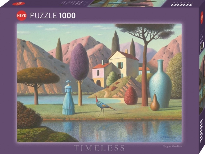 Puzzle Dáma v modrom - 1000 dielov