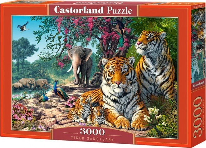 Castorland Puzzle Tigrí útočisko 3000 dielikov