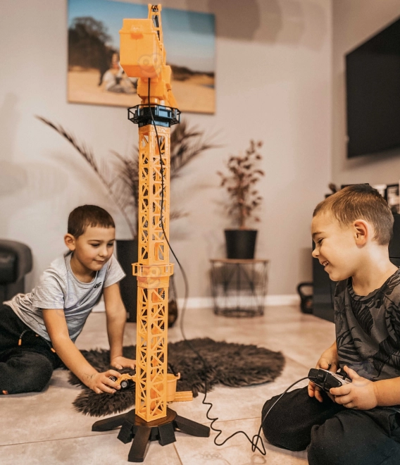 Zábavný žeriav na diaľkové ovládanie 103 cm pre deti