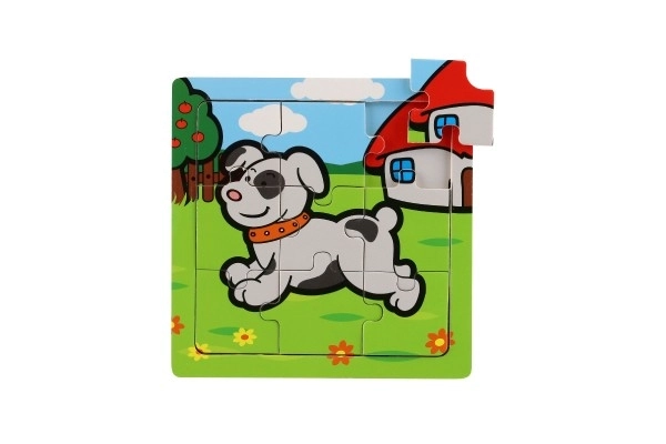 Mini puzzle Moje prvé zvieratká - 9 dielikov