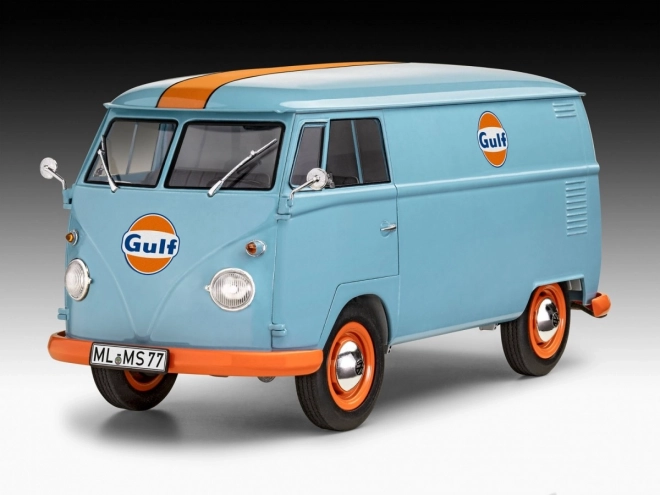 Model plastového auta VW T1 Panel Van - Gulf Dekorácia 1/24