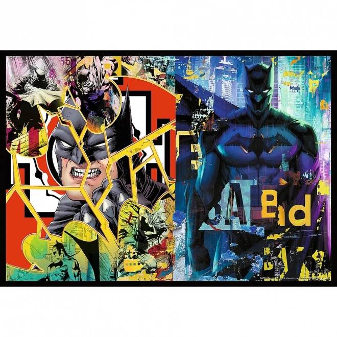 Puzzle 4x250 dielikov Batman v akcii