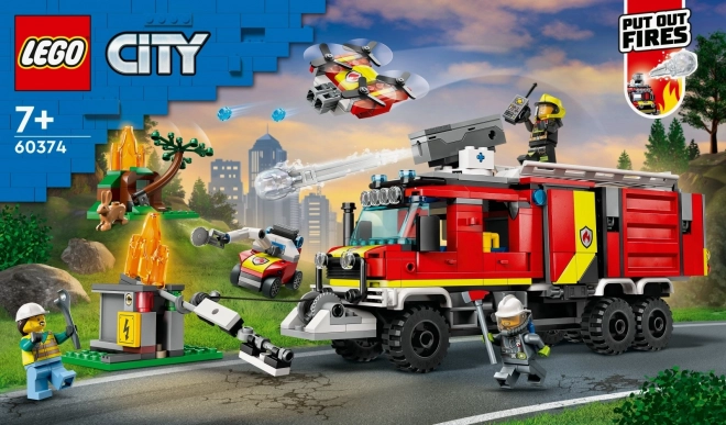 Lego City Veliteľské Vozidlo Hasičov