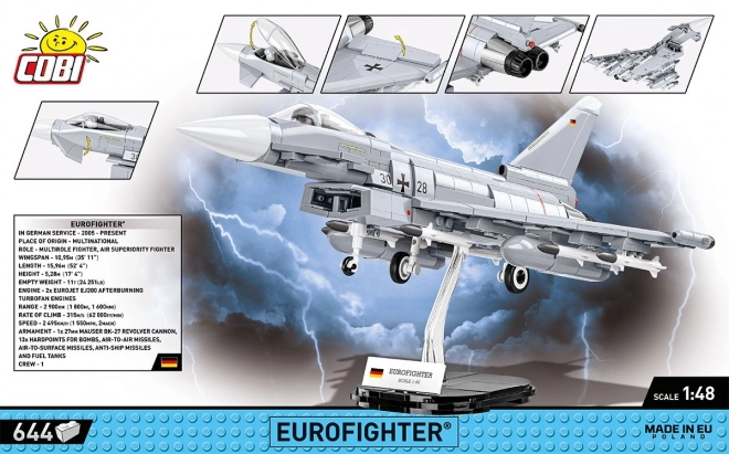 Cobi ozbrojené sily Eurofighter Typhoon Nemecko 1:48