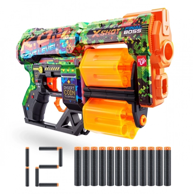 Vystreľovacia pištoľ X-Shot Skins Dread s 12 šípkami, verzia B