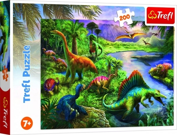 Trefl Puzzle Dinosaury 200 Dielikov