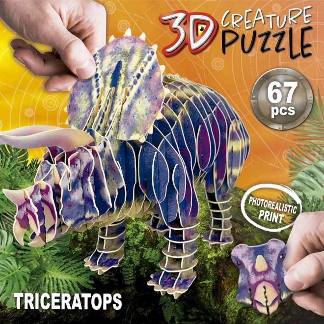 3D puzzle Triceratops