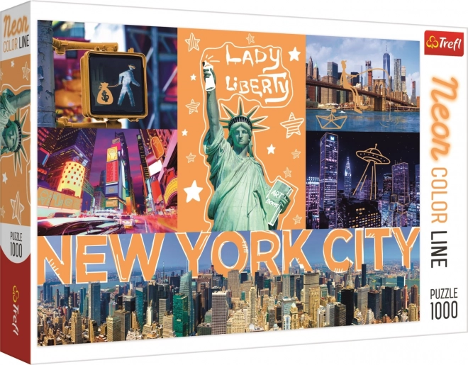 Puzzle Neon Color Line New York 1000 dielikov