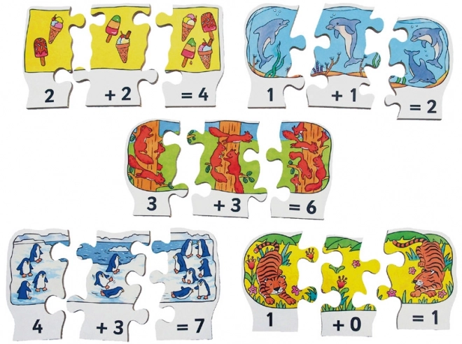 Just Jigsaws sčítací drevené puzzle