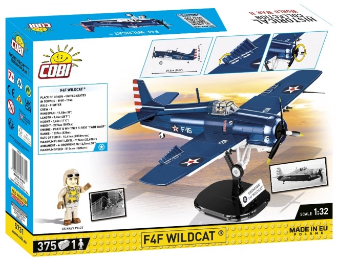 Cobi WWII Grumman F4F Wildcat Stavebnica