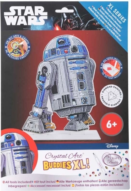 Diamantové maľovanie XL Star Wars: R2-D2