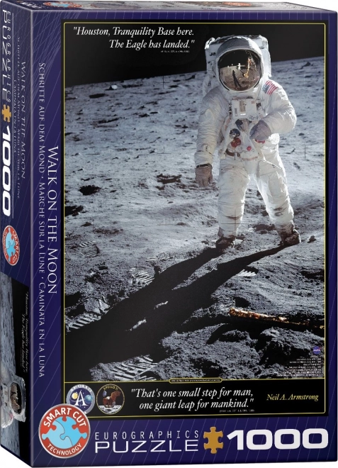 Puzzle Neil Armstrong Prvé kroky na Mesiaci 1000 dielikov od Eurographics