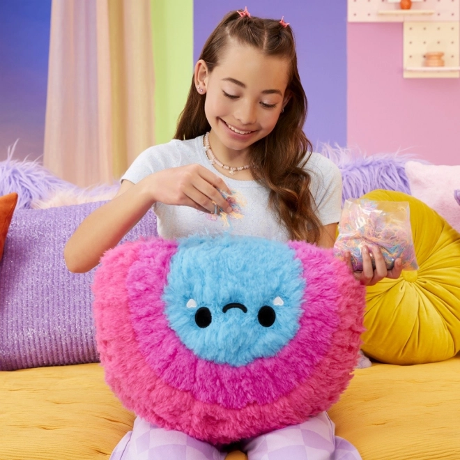 Vankúš Fluffie Stuffiez Pillow Fight dúha