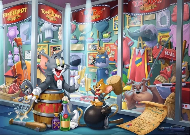 Ravensburger puzzle Tom & Jerry: Sieň slávy 1000 dielikov