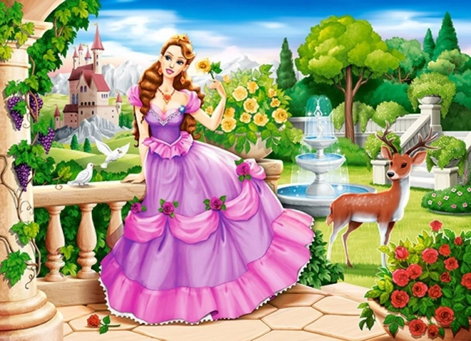 Puzzle Princezná v kráľovskej záhrade