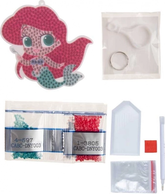 Crystal Art prívesok Malá morská víla