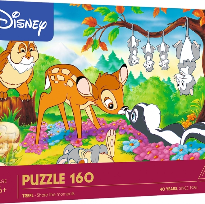 Puzzle Bambi a lesndateli 160 dielikov