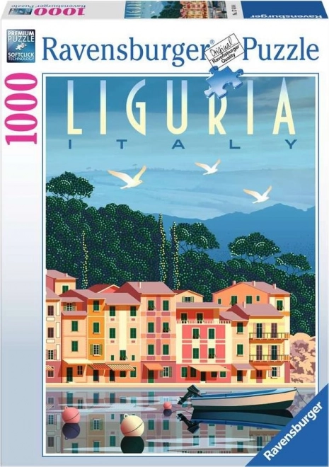 Ravensburger Puzzle Pohľadnica z Ligúrie 1000 dielikov